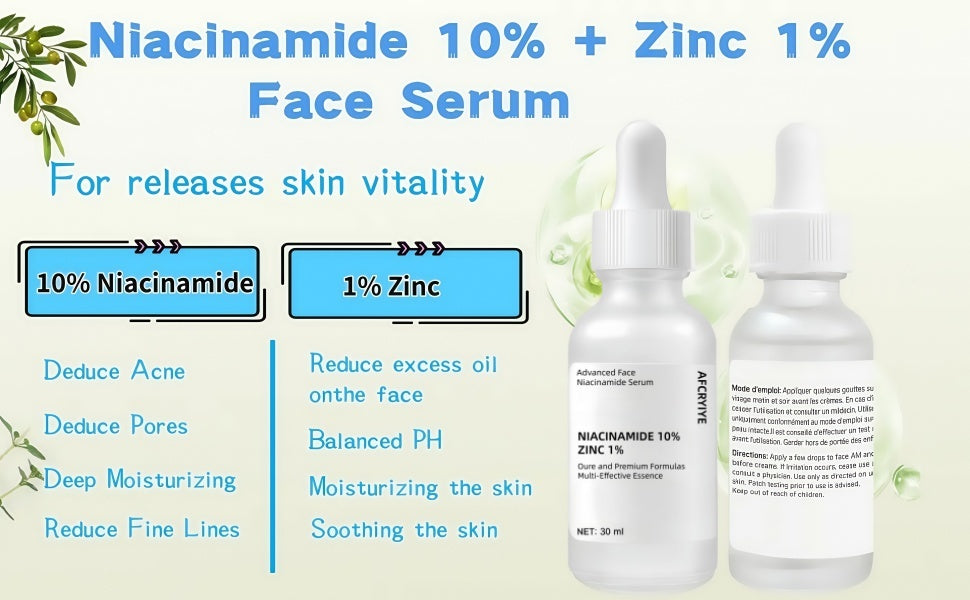 Niacinamide 10% + Zinc 1% Pore Minimising Serum | Oil Control & Clear Skin
