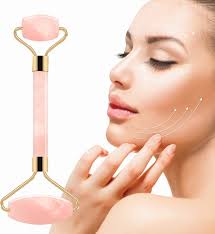 Rose Quartz Gua Sha + Face Roller Set | Sculpt Depuff & Lymphatic Drainage
