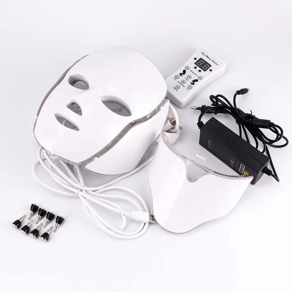 7-Color LED Light Therapy Face Mask | Anti-Acne Anti-Aging Skin Treatment