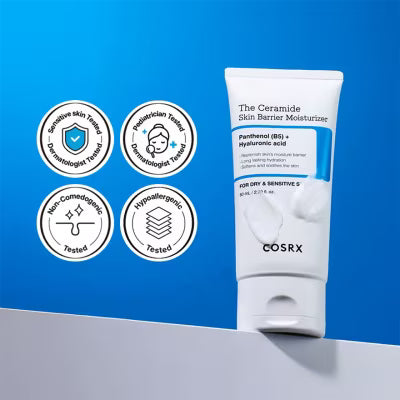 COSRX Ceramide Skin Barrier Moisturizer | 7 Ceramides + Hyaluronic Acid + Panthenol | All Skin Types | Korean Skincare | 2.7 fl oz