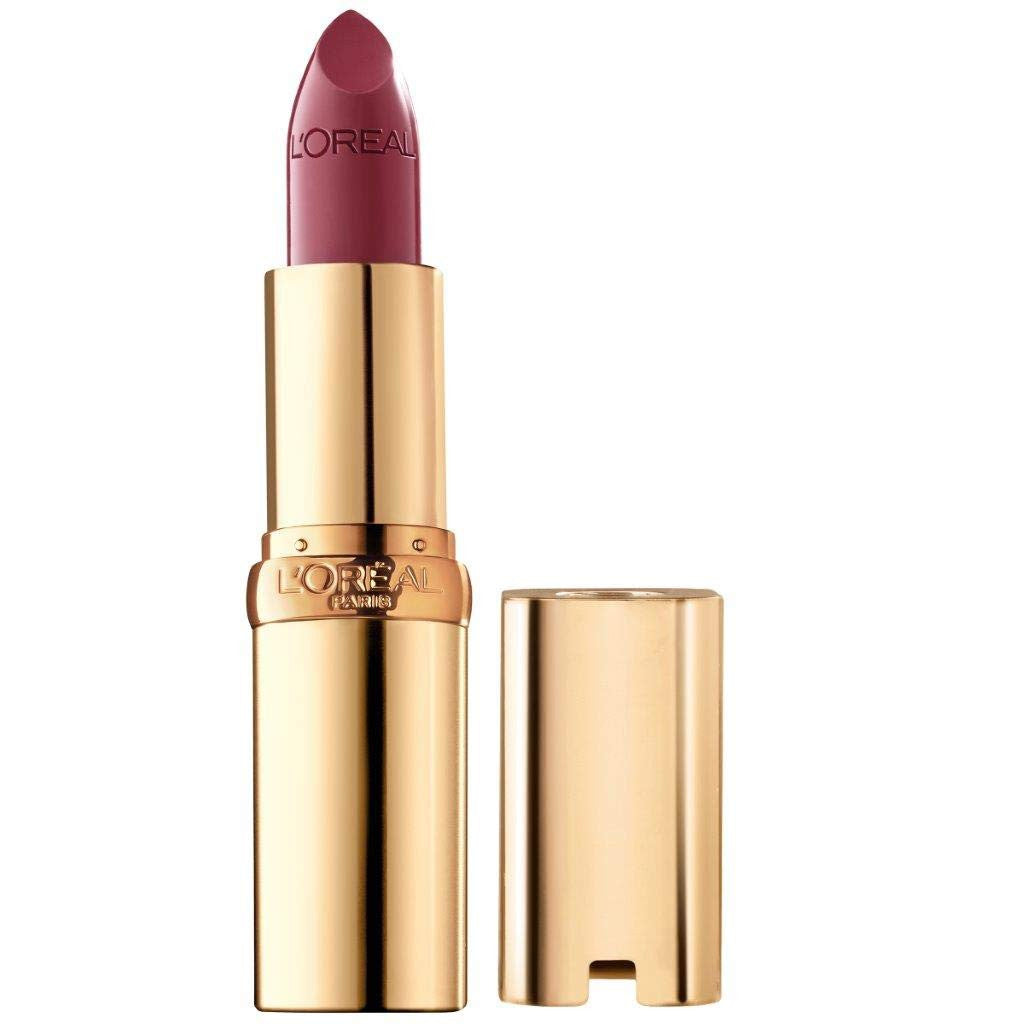 L'Oreal Paris Colour Riche Satin Lipstick — Blushing Berry | Argan Oil & Vitamin E | Creamy Hydrating Formula