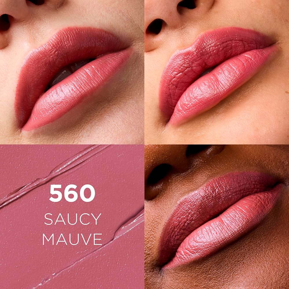 L'Oreal Paris Colour Riche Satin Lipstick — Blushing Berry | Argan Oil & Vitamin E | Creamy Hydrating Formula
