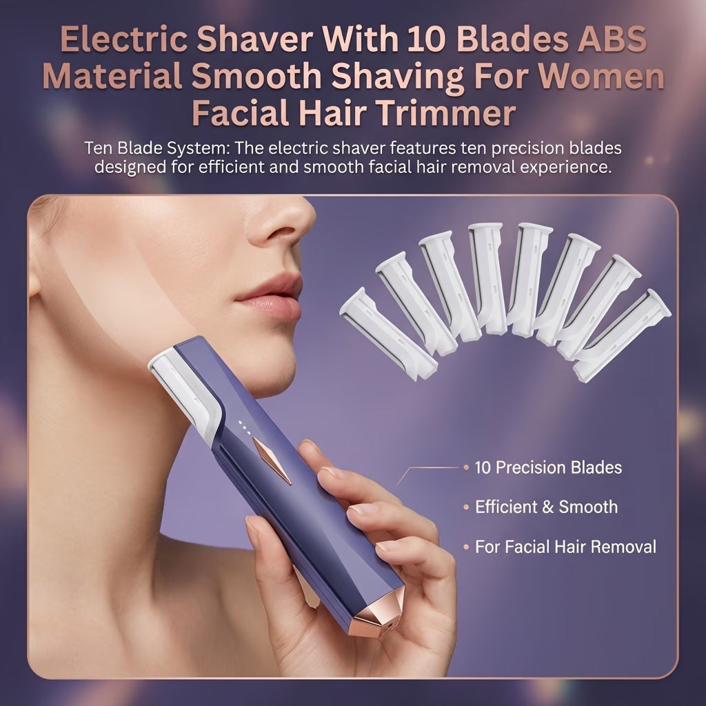 Dermaplaning Face Razor Set 10pcs | Painless Peach Fuzz Removal & Exfoliation