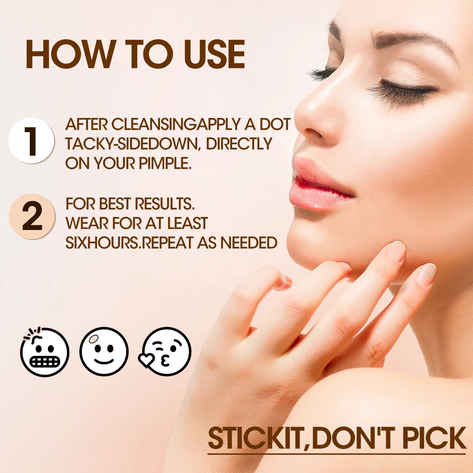 Hydrocolloid Acne Patches 72pcs | Overnight Blemish Dots  | TikTok Viral