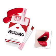 Creative Cigarette Lipstick Set — 4 Shades | Matte Velvet Waterproof Long-Lasting