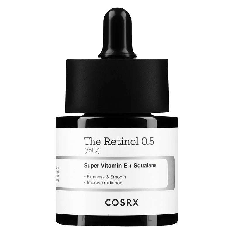 COSRX Retinol 0.5 Oil, Anti-aging Serum with 0.5% Retinoid Treatment for Face, Reduce Wrinkles, Fine Lines, Gentle Skincare for Day & Night, Not Tested on Animals, Korean Skin Care