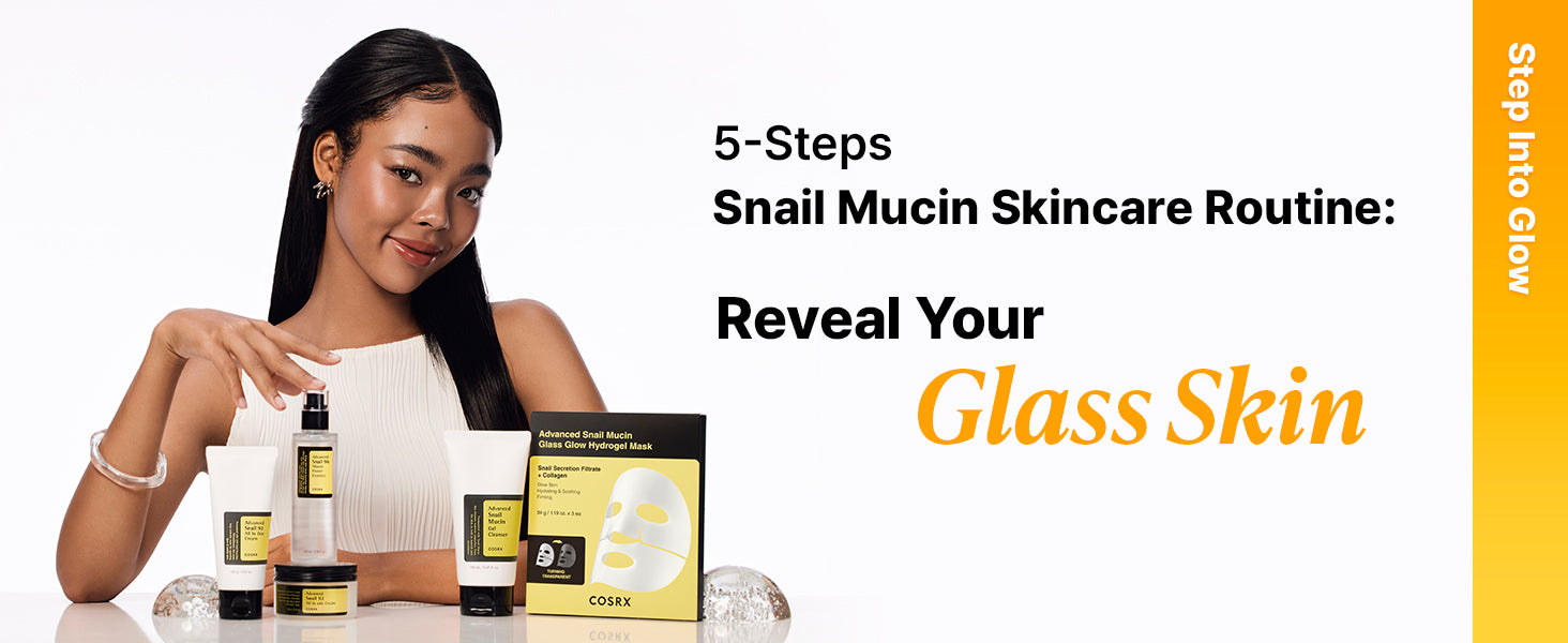 Korean Snail Mucin 96% Essence Serum | Glass Skin Hydration & Anti-Aging