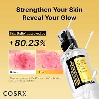 Korean Snail Mucin 96% Essence Serum | Glass Skin Hydration & Anti-Aging