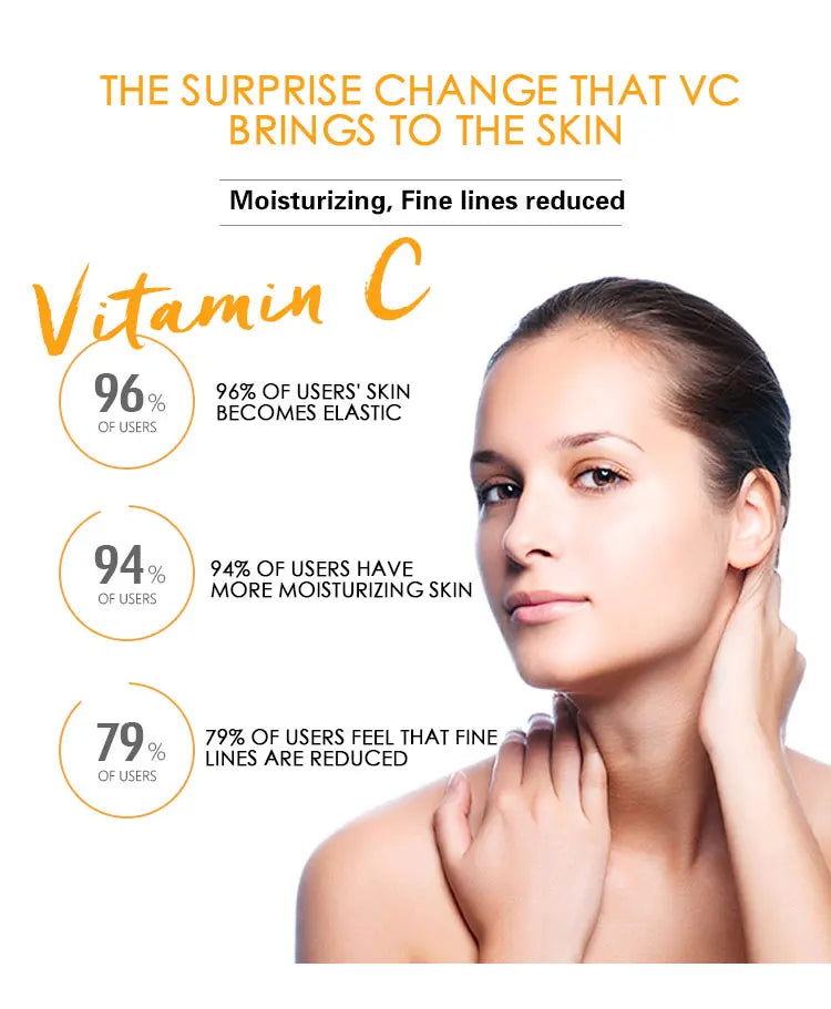 DR RASHEL Vitamin C + Hyaluronic Acid Brightening Serum | Anti-Aging Whitening Moisturising | 50ml