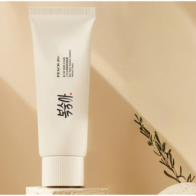 Korean Rice Essence Sunscreen SPF50+ | Anti-UV Moisturising Concealer Cream | Brightening & Nourishing | Outdoor Protection