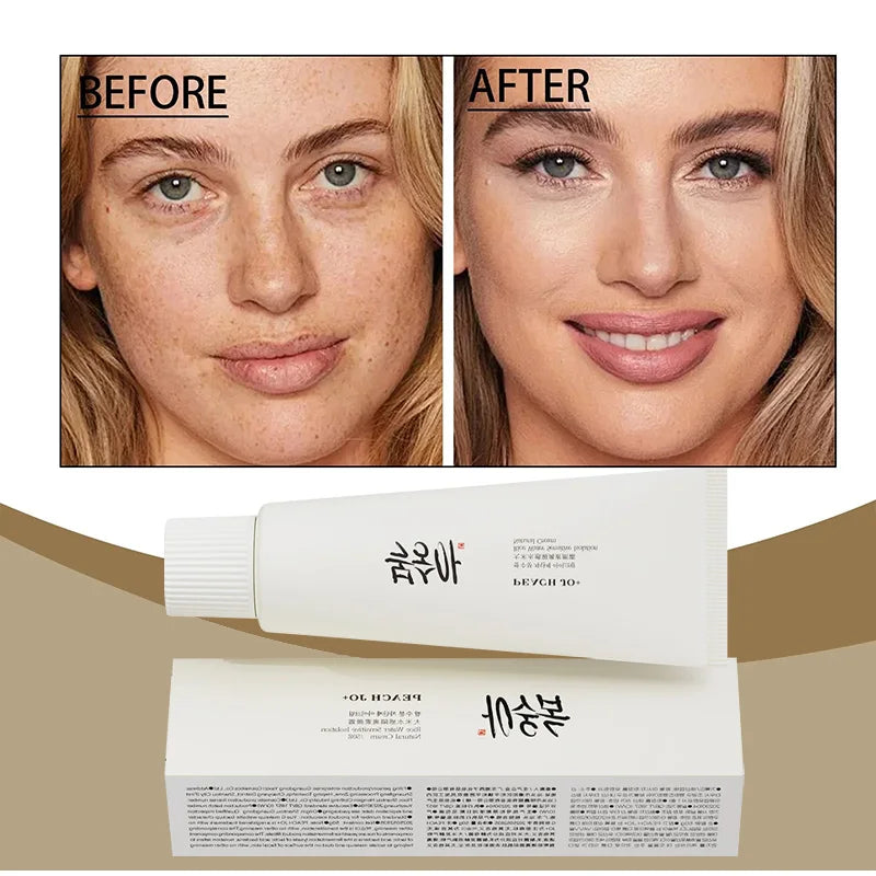 Korean Rice Essence Sunscreen SPF50+ | Anti-UV Moisturising Concealer Cream | Brightening & Nourishing | Outdoor Protection