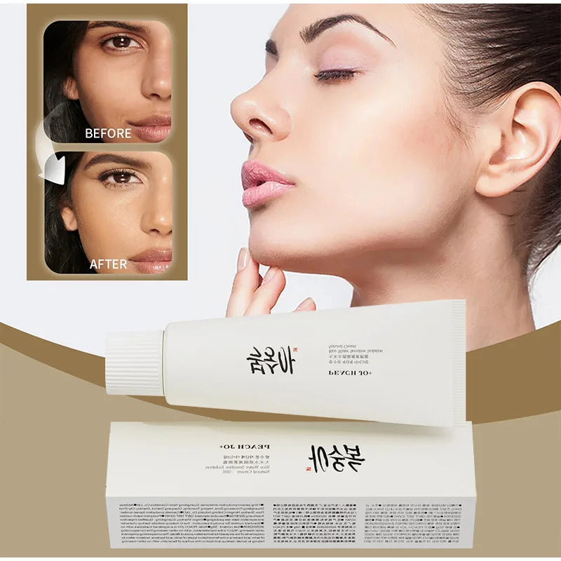 Korean Rice Essence Sunscreen SPF50+ | Anti-UV Moisturising Concealer Cream | Brightening & Nourishing | Outdoor Protection