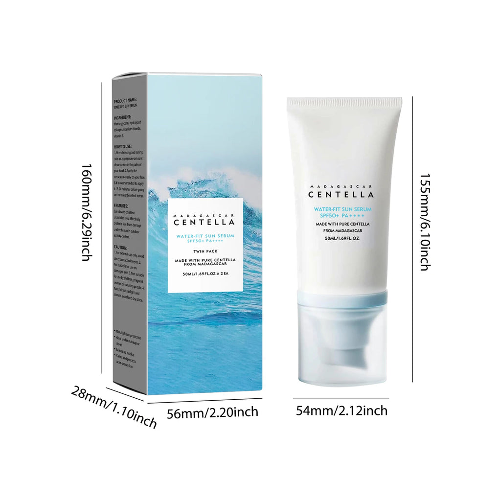 SPF50 Invisible Sunscreen Serum | No White Cast | Daily UV Protection