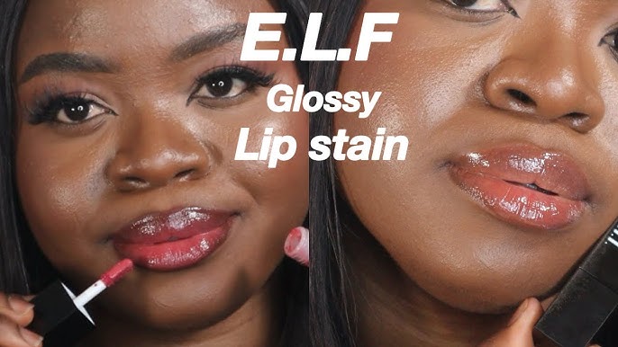 e.l.f. Cosmetics Glossy Lip Stain | Long-Lasting Sheer Colour Viral Dupe