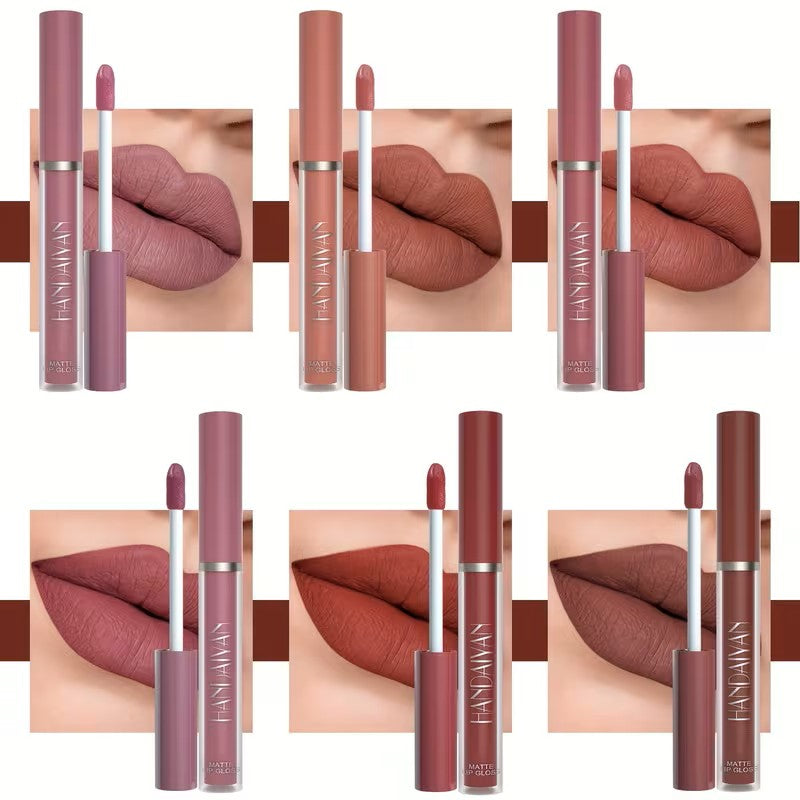 HANDAIYAN Velvet Matte Lipstick Set (6 Pcs)
