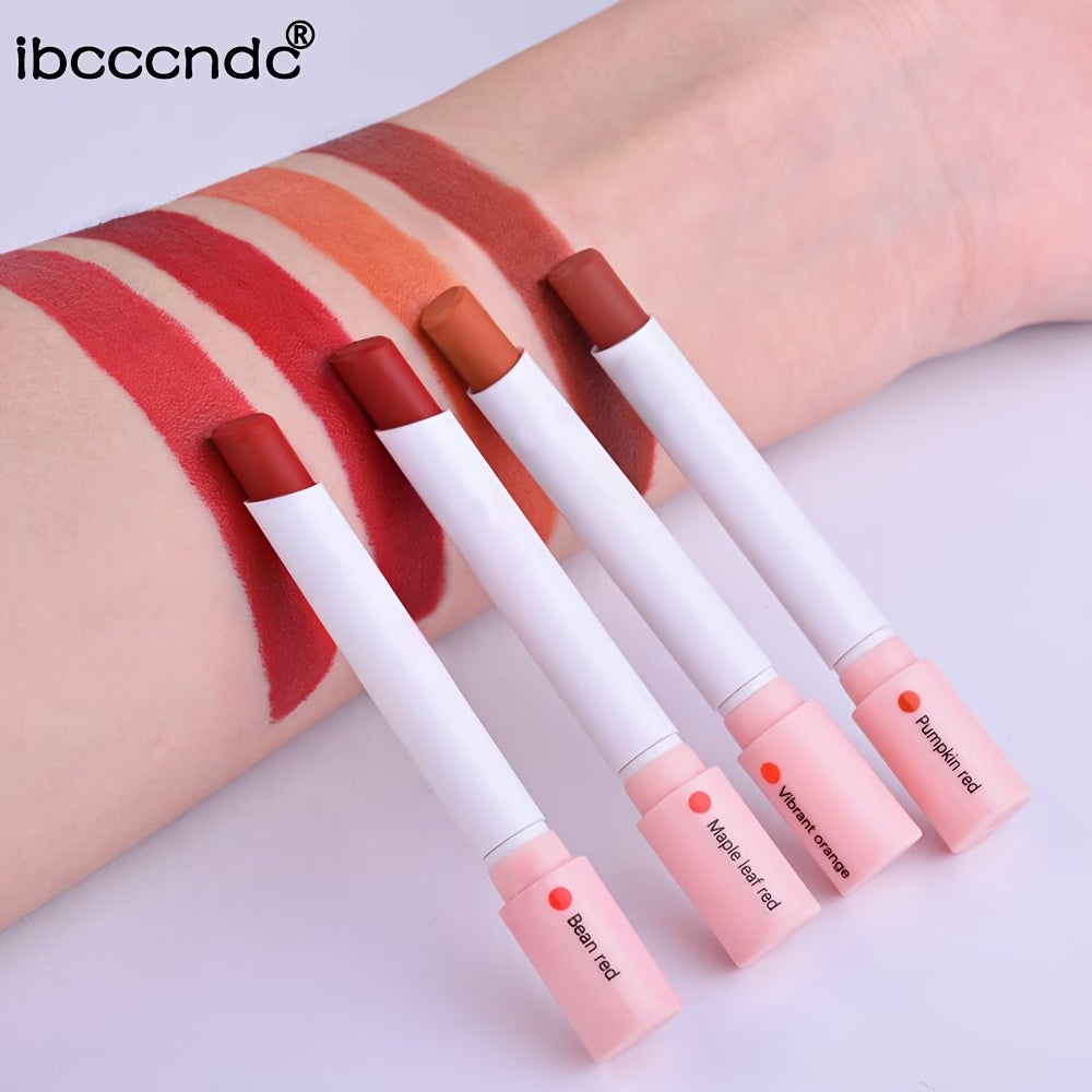 Lakerain Matte Lipstick Set 8pcs — 2 Boxes of 4 | High Velvet Matte Finish | Valentine's & Birthday Gift